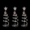 Northlight 18.5-in Outdoor Spiral Christmas Trees With Clear Incandescent Lights - Set Of 3 -Northlight Paradise 332018065 MainImage 001 l