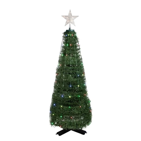 Northlight 4-ft Green Artificial Outdoor Christmas Tree With Colour Changing LED 6 Northlight 4-ft Green Artificial Outdoor Christmas Tree With Colour Changing LED - Image 4