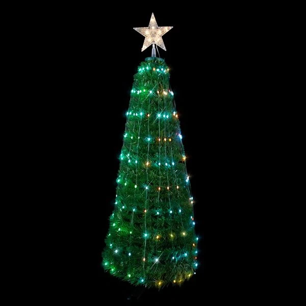 Northlight 4-ft Green Artificial Outdoor Christmas Tree With Colour Changing LED 3 Northlight 4-ft Green Artificial Outdoor Christmas Tree With Colour Changing LED