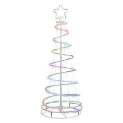 Northlight 4-ft Outdoor Spiral Christmas Tree With Colour Changing LED -Northlight Paradise 332018072 AlternateImage1 l