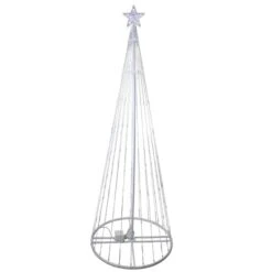 Northlight 12-ft Pre-Lit Freestanding Cone-Shaped Christmas Tree With White LED -Northlight Paradise 332018076 AlternateImage1 l