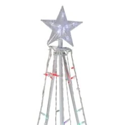 Northlight 6-ft Pre-Lit Cone-Shaped Christmas Tree With Multicolour LED -Northlight Paradise 332018082 AlternateImage3 l