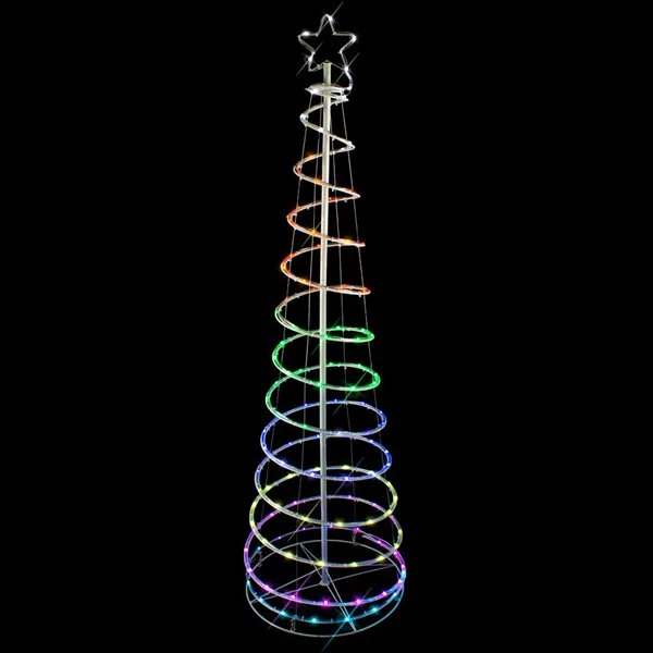 Northlight 6-ft Outdoor Spiral Christmas Tree With Colour Changing LED 7 Northlight 6-ft Outdoor Spiral Christmas Tree With Colour Changing LED - Image 5