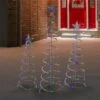 Northlight Set Of 3 Outdoor Spiral Christmas Trees With Multicolour LED Lights- 3-ft - 4-ft - 6-ft 2 Northlight Set Of 3 Outdoor Spiral Christmas Trees With Multicolour LED Lights- 3-ft - 4-ft - 6-ft -Northlight Paradise 332018094 AlternateImage1 l