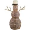 Northlight 4-ft LED Lighted Rustic Rattan Christmas Snowman -Northlight Paradise 332018100 AlternateImage3 l