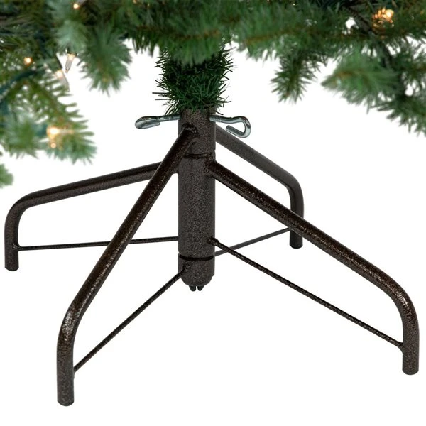 Northlight 9-ft Pre-Lit Medium Blue Spruce Artificial Christmas Tree - Clear Lights 7 Northlight 9-ft Pre-Lit Medium Blue Spruce Artificial Christmas Tree - Clear Lights - Image 5