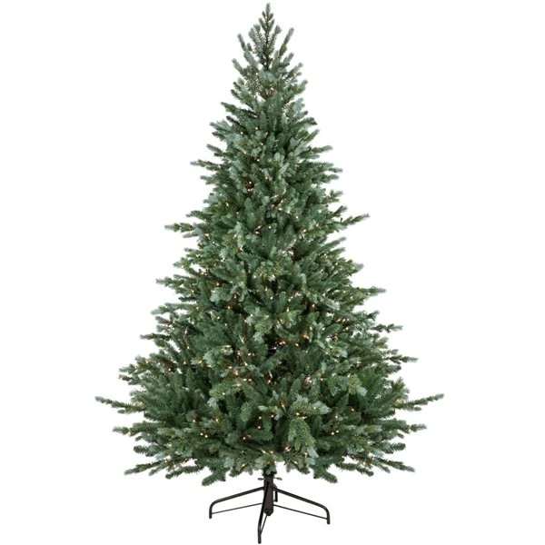 Northlight 9-ft Pre-Lit Medium Blue Spruce Artificial Christmas Tree - Clear Lights 6 Northlight 9-ft Pre-Lit Medium Blue Spruce Artificial Christmas Tree - Clear Lights - Image 4
