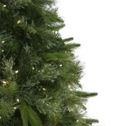 Northlight 6.5-ft Pre-Lit Full Ashcroft Cashmere Pine Artificial Christmas Tree - Warm Clear LED Lights