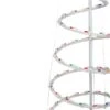 Northlight Set Of 3 Lighted Multicolour Spiral Christmas Cone Trees - 3-ft, 4-ft And 6-ft