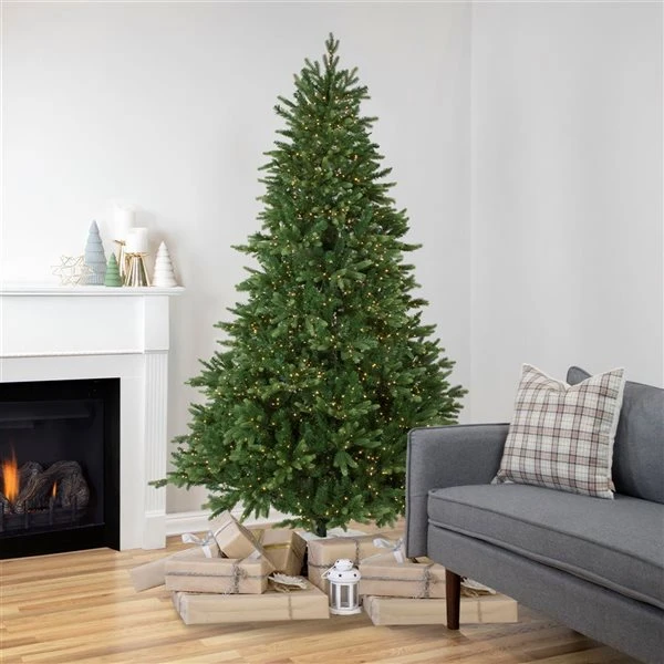Northlight 7.5-ft Pre-Lit Full Riverton Fir Artificial Christmas Tree - Warm White LED Lights 6 Northlight 7.5-ft Pre-Lit Full Riverton Fir Artificial Christmas Tree - Warm White LED Lights - Image 4
