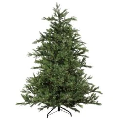 Northlight 7.5-ft Pre-Lit Full Oregon Noble Fir Artificial Christmas Tree - Warm White LED Lights -Northlight Paradise 332019081 MainImage 001 l