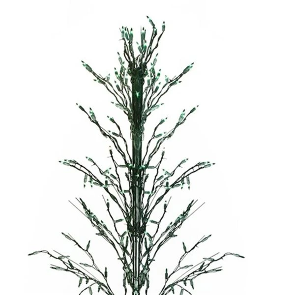 Northlight 9-ft Black Pre-Lit Artificial Cascade Twig Christmas Tree 4 Northlight 9-ft Black Pre-Lit Artificial Cascade Twig Christmas Tree - Image 2