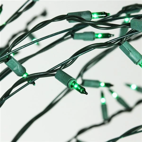 Northlight 9-ft Black Pre-Lit Artificial Cascade Twig Christmas Tree 5 Northlight 9-ft Black Pre-Lit Artificial Cascade Twig Christmas Tree - Image 3