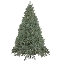 Northlight 7.5-ft Pre-Lit Full Newport Spruce Artificial Christmas Tree - Clear LED Lights