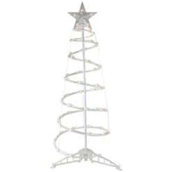 Northlight 3-ft Lighted Spiral Cone Tree Outdoor Christmas Decoration - Clear Lights -Northlight Paradise 332019094 MainImage 001 l