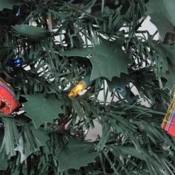 Northlight 6-ft Pre-Lit Red Plaid Pre-Decorated Pop-Up Artificial Christmas Tree - Multicolour Lights -Northlight Paradise 332019096 AlternateImage2 l