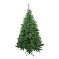Northlight 6-ft Pre-lit Leg Base Full Rightside-up Artificial Christmas Tree With Multicolour LED Lights