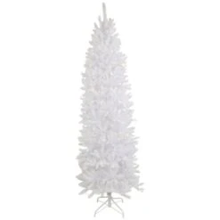 Northlight 7.5-ft Pre-lit Leg Base Pine Full Rightside-up White Artificial Christmas Tree With White Clear Incandescent Lights 8 Northlight 7.5-ft Pre-lit Leg Base Pine Full Rightside-up White Artificial Christmas Tree With White Clear Incandescent Lights -Northlight Paradise 332019154 MainImage 001 l
