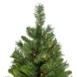 Northlight 7.5-ft Pre-lit Leg Base Pine Full Rightside-up Green Artificial Christmas Tree With White Clear Incandescent Lights -Northlight Paradise 332019155 AlternateImage3 l