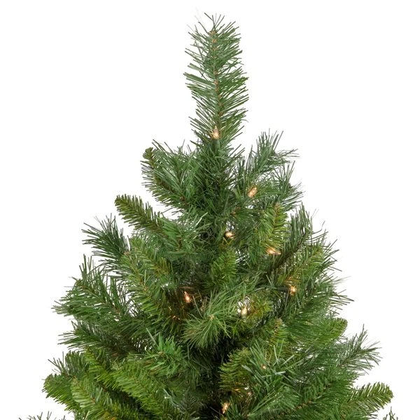 Northlight 6.5-ft Pre-lit Leg Base Pine Full Rightside-up Green Artificial Christmas Tree With White Clear Incandescent Lights 6 Northlight 6.5-ft Pre-lit Leg Base Pine Full Rightside-up Green Artificial Christmas Tree With White Clear Incandescent Lights - Image 4