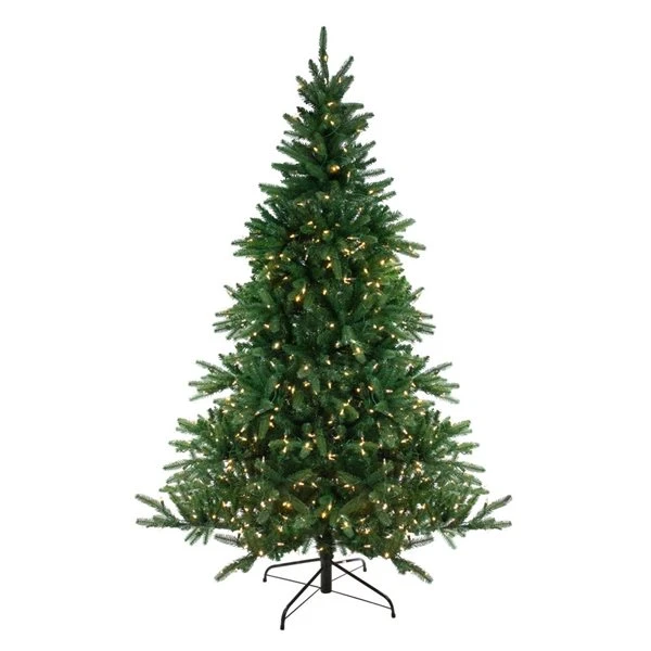 Northlight 7.5-ft Pre-lit Leg Base Full Rightside-up Green Artificial Christmas Tree With LED Lights 5 Northlight 7.5-ft Pre-lit Leg Base Full Rightside-up Green Artificial Christmas Tree With LED Lights - Image 3
