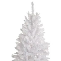 Northlight 9-ft Pre-lit Leg Base Pine Full Rightside-up White Artificial Christmas Tree With White Clear Incandescent Lights 10 Northlight 9-ft Pre-lit Leg Base Pine Full Rightside-up White Artificial Christmas Tree With White Clear Incandescent Lights -Northlight Paradise 332019169 AlternateImage3 l