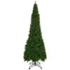 Northlight 16-ft Pre-lit Leg Base Spruce Slim Rightside-up Artificial Christmas Tree With Multicolour Incandescent Lights