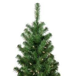Northlight 15-ft Pre-lit Leg Base Spruce Slim Rightside-up Green Artificial Christmas Tree With White Clear Incandescent Lights -Northlight Paradise 332019173 AlternateImage3 l