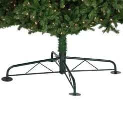 Northlight 15-ft Pre-lit Leg Base Slim Rightside-up Green Artificial Christmas Tree With White Clear Incandescent Lights -Northlight Paradise 332019177 AlternateImage4 l