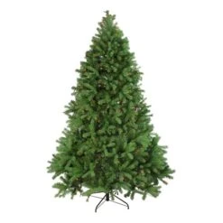 Northlight 6.5-ft Pre-lit Leg Base Noble Fir Full Rightside-up Green Artificial Christmas Tree -Northlight Paradise 332019179 MainImage 001 l