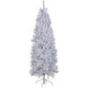 Northlight 6.5-ft Pre-lit Leg Base Slim Rightside-up White Artificial Christmas Tree With Pink Incandescent Lights -Northlight Paradise 332019180 MainImage 001 l