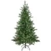 Northlight 6-ft Pre-lit Leg Base Full Rightside-up Green Artificial Christmas Tree With White Clear Incandescent Lights