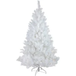 Northlight 7.5-ft Pre-lit Leg Base Alaskan Pine Full Rightside-up White Artificial Christmas Tree With Warm White LED Lights -Northlight Paradise 332019198 MainImage 001 l