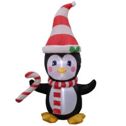 Holiday Living Inflatable Christmas Penguin 47.25-in