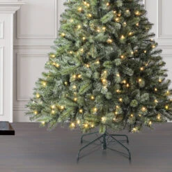 Holiday Living 6.5-ft Pre-Lit Artificial Fairmont Pine Christmas Tree With 250 Multicolour LED Lights -Northlight Paradise 43255067e L