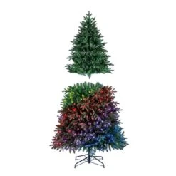 Holiday Living 7.5-ft Pre-Lit Artificial Norwood Spruce Christmas Tree With 435 RGB LED Lights 8 Holiday Living 7.5-ft Pre-Lit Artificial Norwood Spruce Christmas Tree With 435 RGB LED Lights -Northlight Paradise 43255069b L