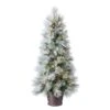 Holiday Living Berkshire Christmas Tree Pre-Decorated With Pine Cones 4-ft