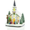 Carole Towne Church Lighted For Christmas Village