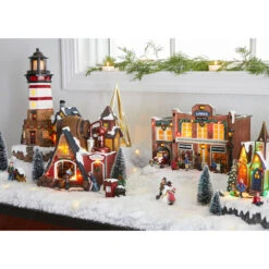 Carole Towne Cape Georgia Lighthouse For Christmas Village -Northlight Paradise 43265110b L