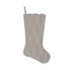 Holiday Living 21-in Cream Polyester Christmas Stocking 1 Holiday Living 21-in Cream Polyester Christmas Stocking -Northlight Paradise 43285169 L