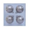 Holiday Living Set Of 4 Christmas Ball Off-White