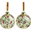 Holiday Living Boho Charm 100-mm Glass Multi-Coloured Christmas Ball Ornaments - 2/Pk -Northlight Paradise 43285199 L