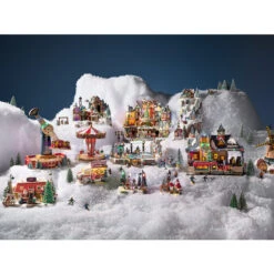 Carole Towne Christmas Village Animated And Musical 16.73-in X 13.98-in X 14.76-in