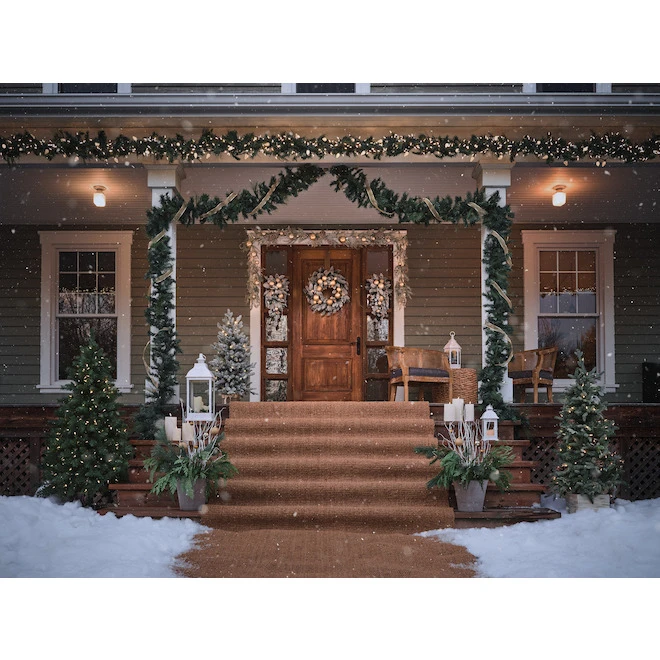 Holiday Living Christmas Garland Pine And Ornament 6-ft 6 Holiday Living Christmas Garland Pine And Ornament 6-ft - Image 4