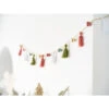 Holiday Living Green And Red Christmas Garland With Bells 72-in