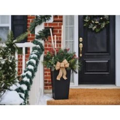 Holiday Living 50-in Pre-Lit Potted Christmas Plant With 25 LED Lights -Northlight Paradise 43445229d L