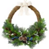 Holiday Living Christmas Wreath Pinecone LED 30-in 2 Holiday Living Christmas Wreath Pinecone LED 30-in -Northlight Paradise 43445239 L