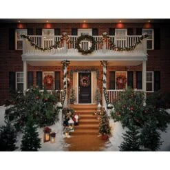 Holiday Living Christmas Tree Drum Base Pre-Lit LED 48-in 10 Holiday Living Christmas Tree Drum Base Pre-Lit LED 48-in -Northlight Paradise 43445240d L