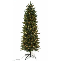 Holiday Living 7-ft Pre-Lit Artificial Pine Christmas Tree With 300 Incandescent Lights
