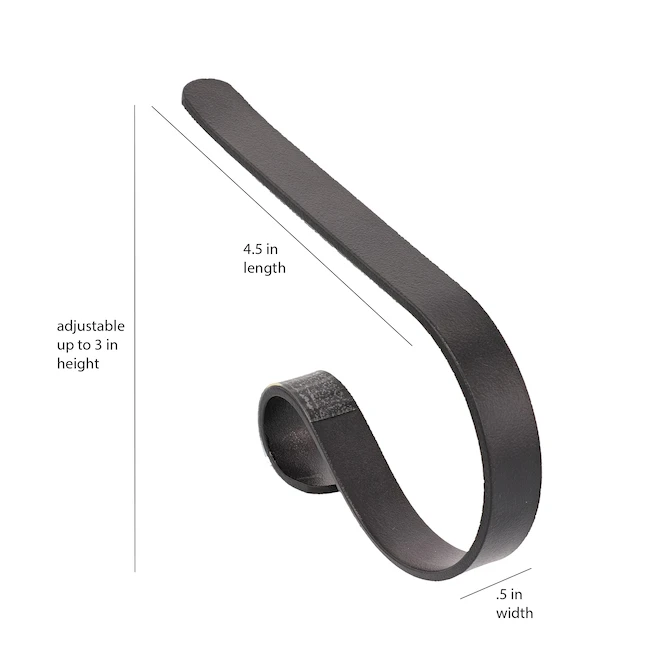 OIC Product Christmas Decoration Hanger - Black Steel - Pack Of 4 5 OIC Product Christmas Decoration Hanger - Black Steel - Pack Of 4 - Image 3